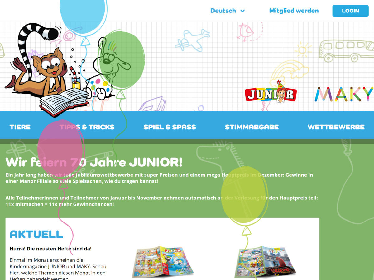 Kinder und Erwachsene kennen das beliebte Kids Magazin JUNIOR